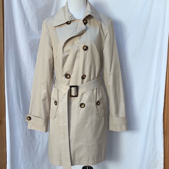MICHAEL Michael Kors Jackets & Blazers - Double Breast Trench Style Raincoat Khaki Like New